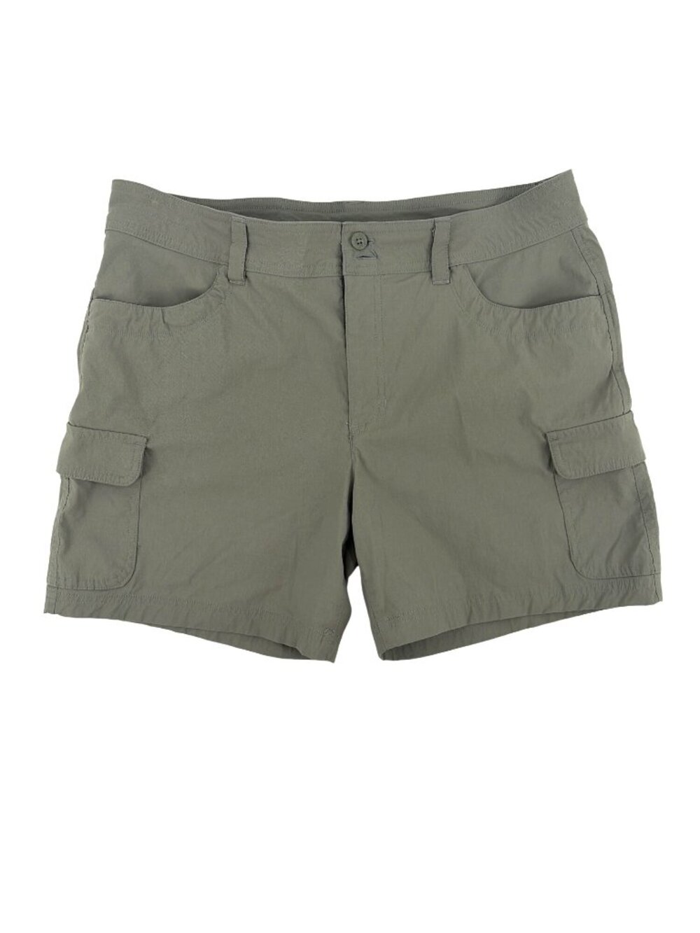 Eddie Bauer Summer Trail Shorts Womens 14 Cargo Pockets Nylon Gorpcore Hiking